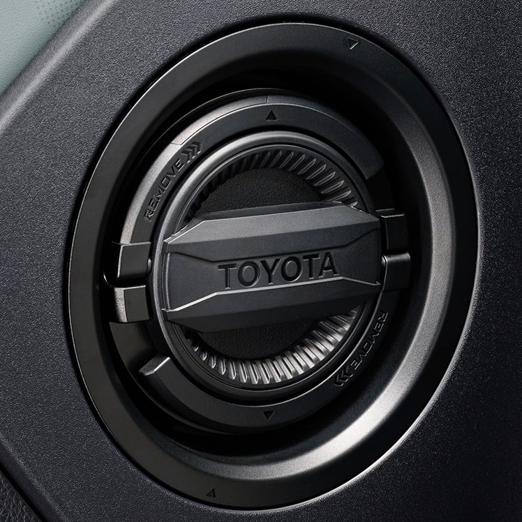 サイドストレージランタン 収納時アップ