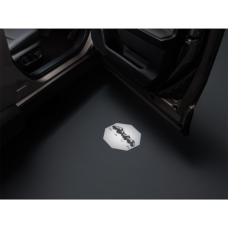 プロジェクションイルミネーション 照射イメージ(運転席側)