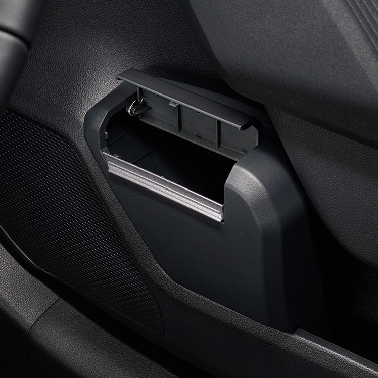 サイドBOXゴミ箱 装着イメージ(開/運転席用)